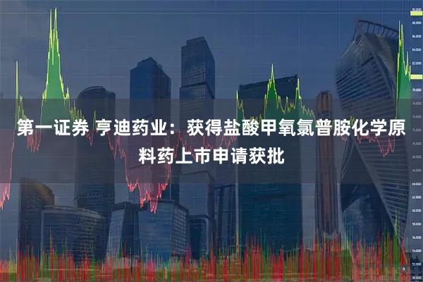 第一证券 亨迪药业：获得盐酸甲氧氯普胺化学原料药上市申请获批