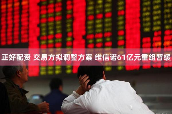 正好配资 交易方拟调整方案 维信诺61亿元重组暂缓