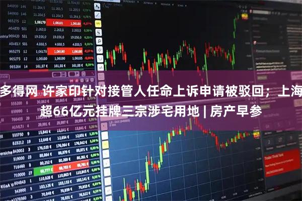 多得网 许家印针对接管人任命上诉申请被驳回；上海超66亿元挂牌三宗涉宅用地 | 房产早参